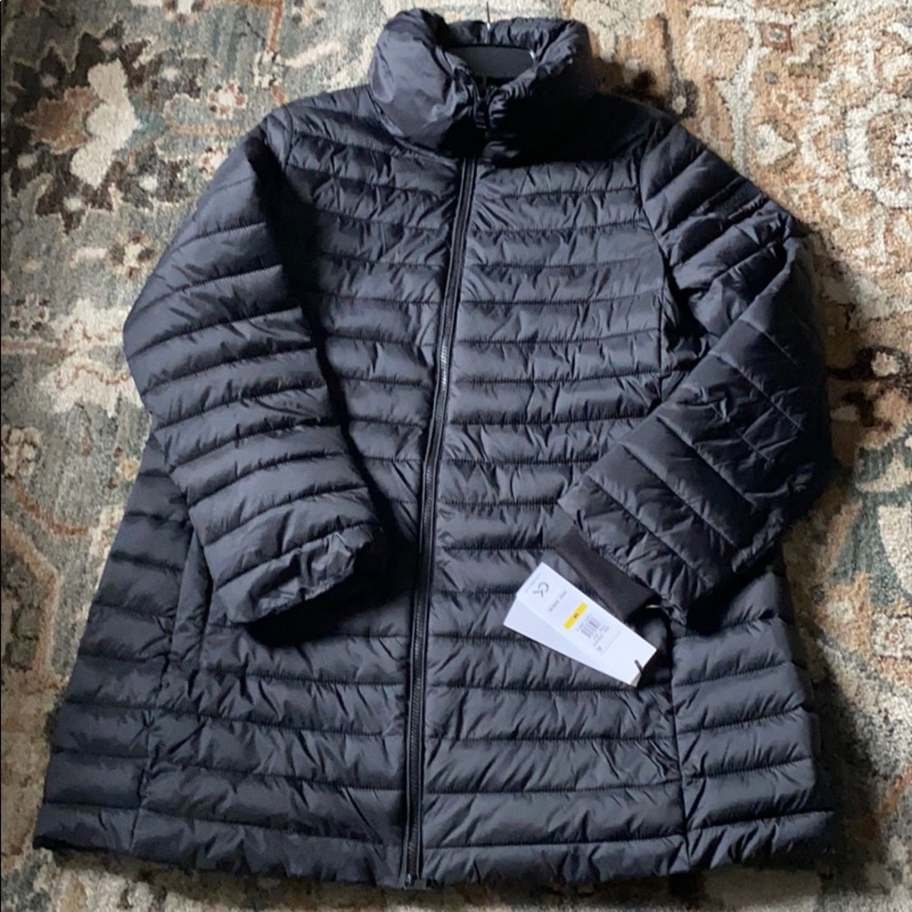 Calvin Klein Performance long coat black